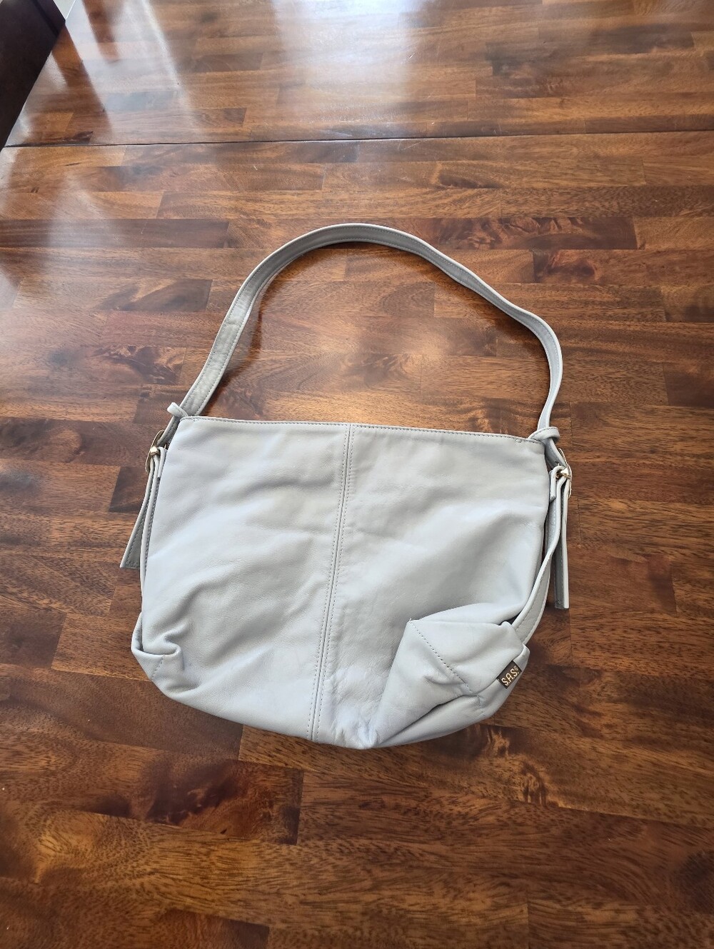 SAS Light‎ Gray Shoulder Hobo Bag